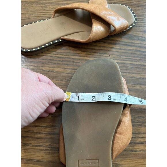 Mila Paoli tan slip on sandal - Picture 7 of 7